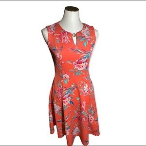 Enfocus Studio Size 4 Floral Sleeveless Dress